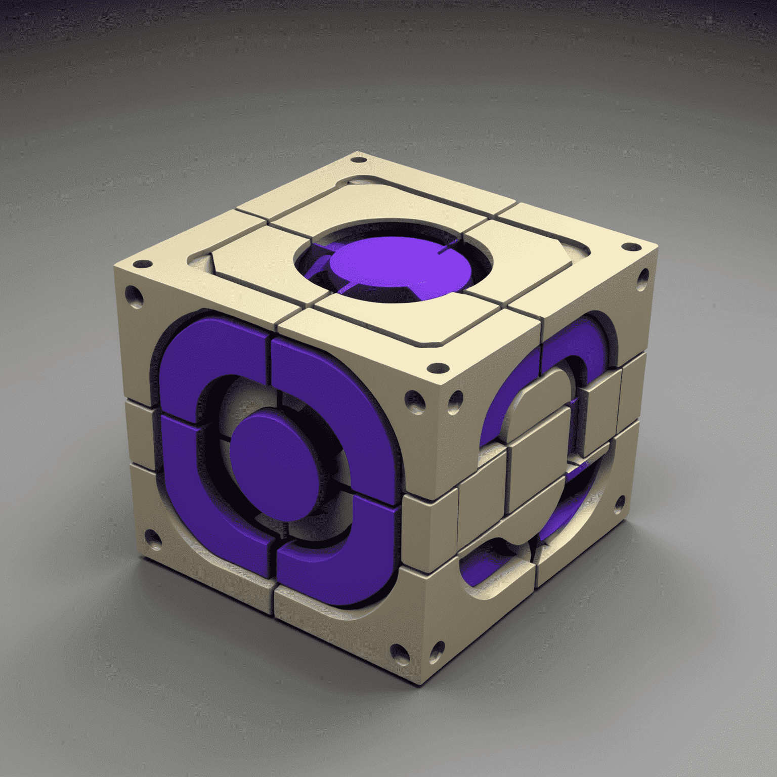 Step-by-step process of creating a cube in FreeCAD, from sketch to 3D model